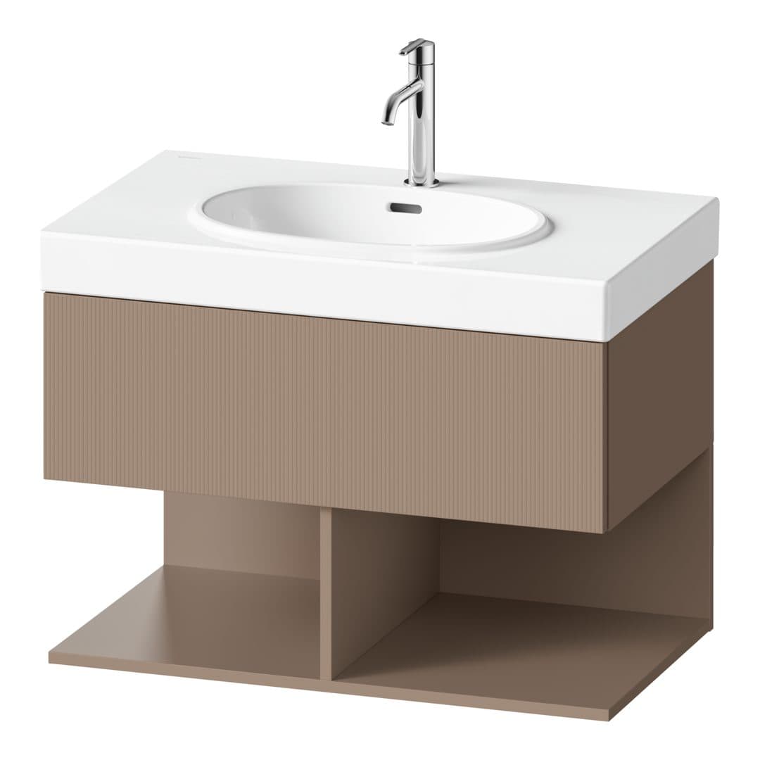 Duravit Balcoon – Έπιπλο Νιπτήρα – 784 mm, 1 συρτάρι, νιπτήρας κέντρο – Umbra Structured Matt, Decor (BA47270JFIF0000)