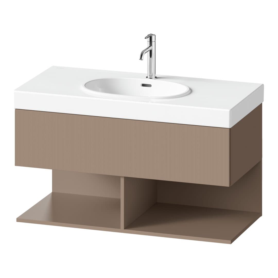 Duravit Balcoon – Έπιπλο Νιπτήρα – 984 mm, 1 συρτάρι, νιπτήρας κέντρο – Umbra Structured Matt, Decor (BA47280JFIF0000)