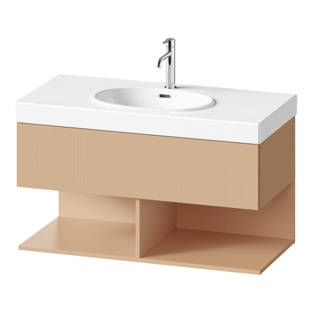Duravit Balcoon – Έπιπλο Νιπτήρα – 984 mm, 1 συρτάρι, νιπτήρας κέντρο – Terraccino Structured Matt, Decor (BA47280JHIH0000)