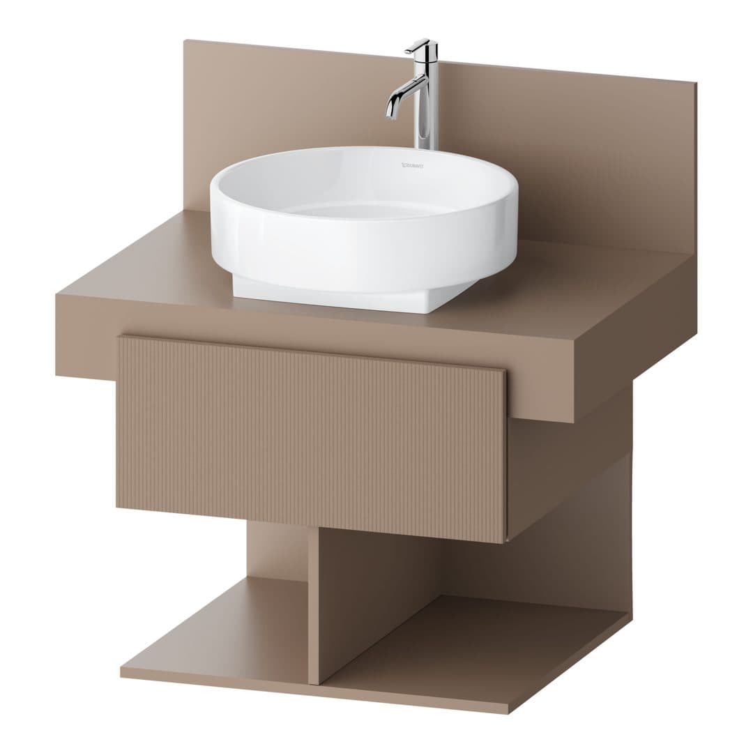 Duravit Balcoon – Έπιπλο Νιπτήρα – 600 mm, για κονσόλα, 1 συρτάρι, νιπτήρας κέντρο, 600 x 570 x 534 mm – Umbra Structured Matt, Decor (BA50220JFIF0000)