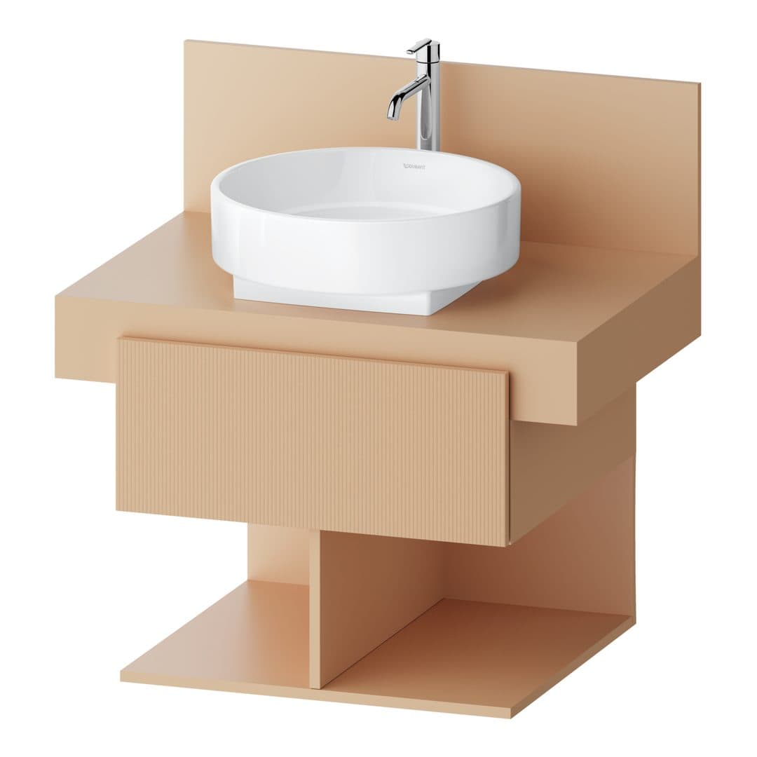 Duravit Balcoon – Έπιπλο Νιπτήρα – 600 mm, για κονσόλα, 1 συρτάρι, νιπτήρας κέντρο, 600 x 570 x 534 mm – Terraccino Structured Matt, Decor (BA50220JHIH0000)