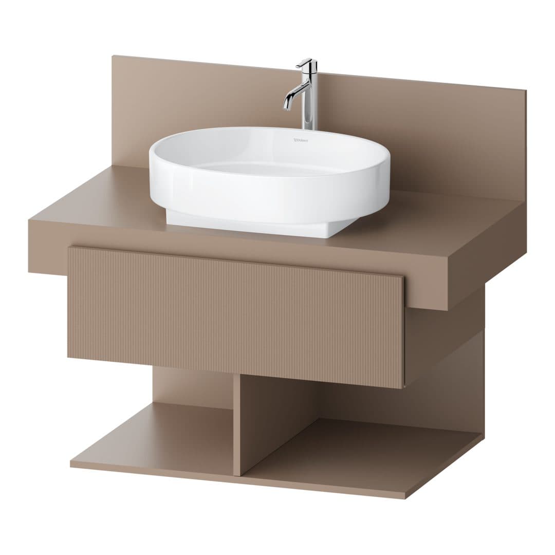 Duravit Balcoon – Έπιπλο Νιπτήρα – 800 mm, για κονσόλα, 1 συρτάρι, νιπτήρας κέντρο, 800 x 570 x 534 mm – Umbra Structured Matt, Decor (BA50230JFIF0000)