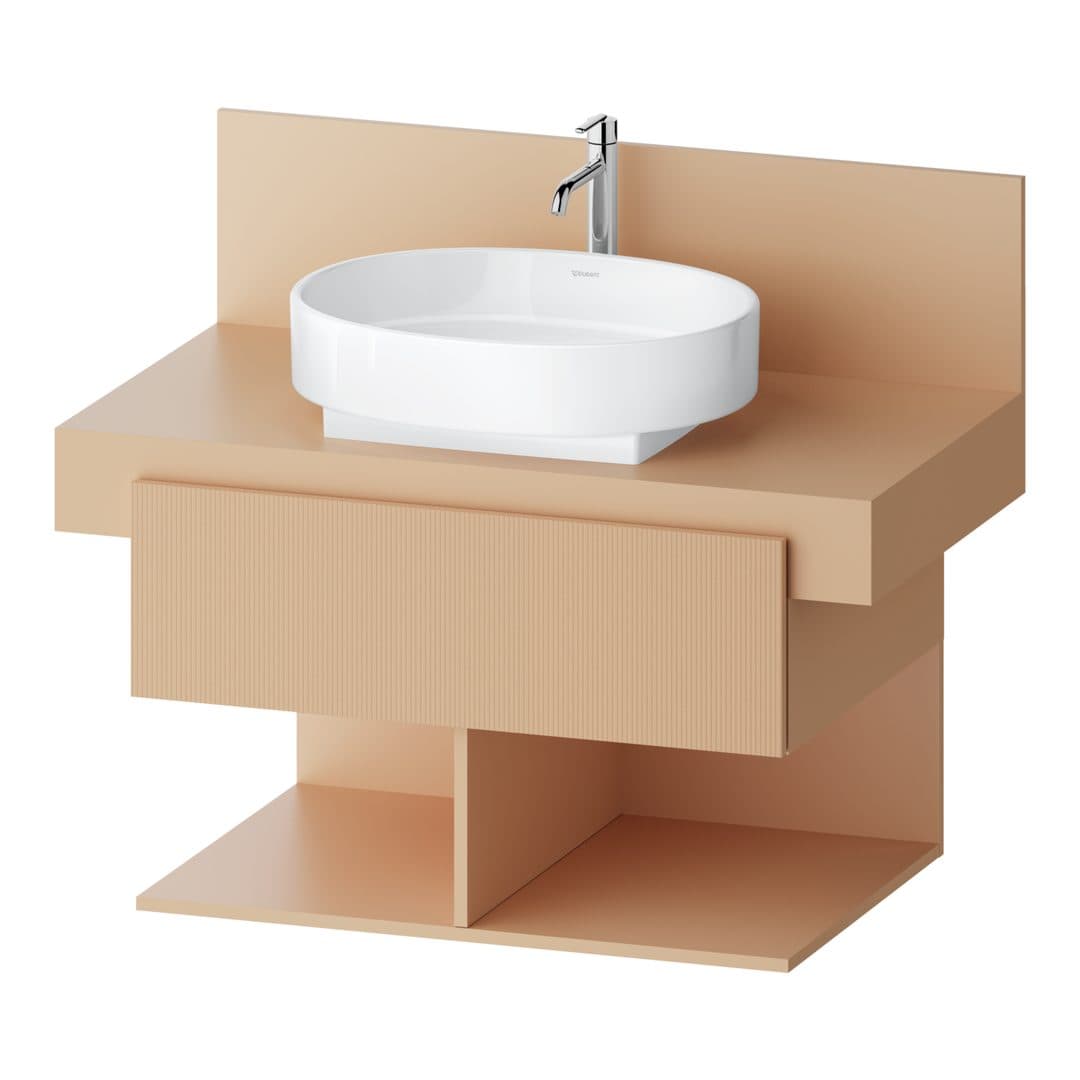 Duravit Balcoon – Έπιπλο Νιπτήρα – 800 mm, για κονσόλα, 1 συρτάρι, νιπτήρας κέντρο, 800 x 570 x 534 mm – Terraccino Structured Matt, Decor (BA50230JHIH0000)