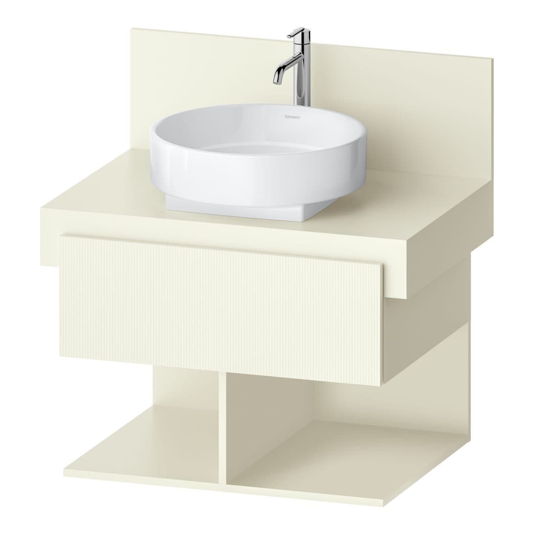 Duravit Balcoon – Έπιπλο Νιπτήρα – 700 mm, για κονσόλα, 1 συρτάρι, 700 x 570 x 534 mm – Ivory Structured Matt, Decor (BA50670JDID0000)
