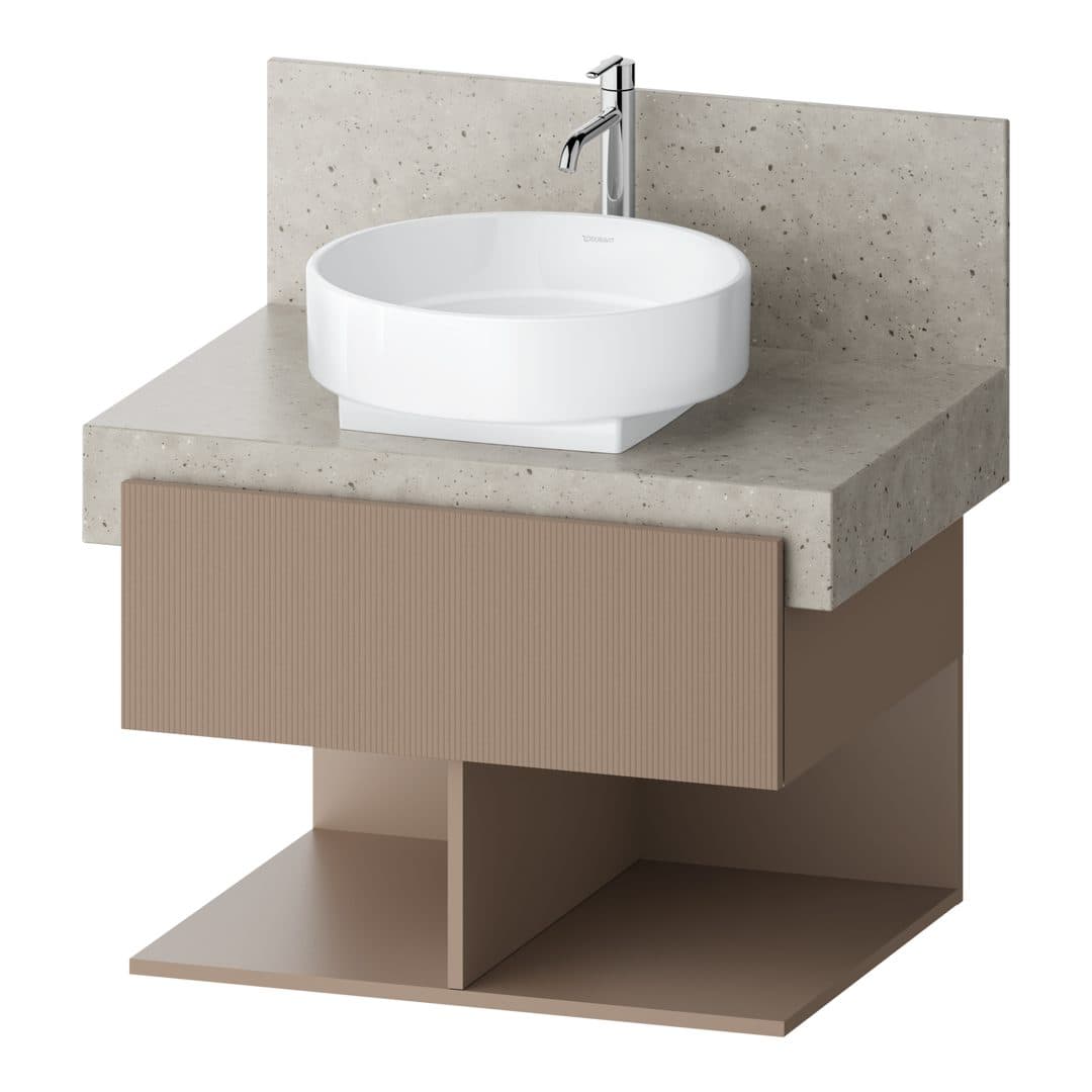 Duravit Balcoon – Έπιπλο Νιπτήρα – 700 mm, για κονσόλα, 1 συρτάρι, 700 x 570 x 522 mm – Umbra Structured Matt, Decor (BA50680JFIF0000)