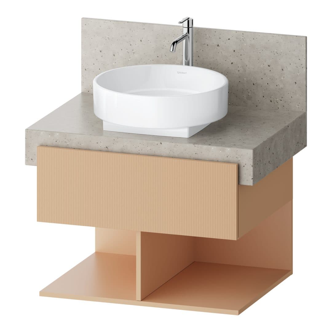 Duravit Balcoon – Έπιπλο Νιπτήρα – 700 mm, για κονσόλα, 1 συρτάρι, 700 x 570 x 522 mm – Terraccino Structured Matt, Decor (BA50680JHIH0000)