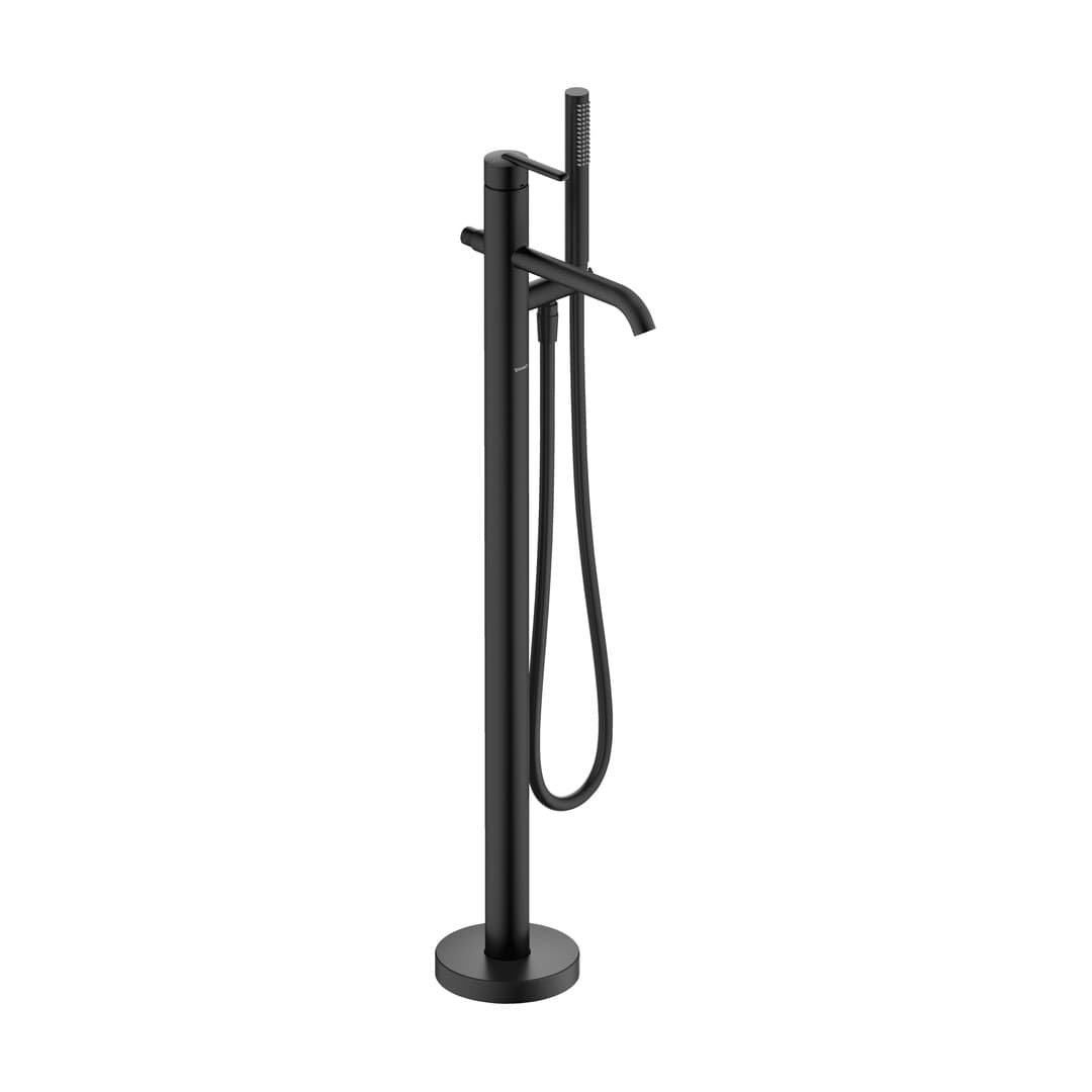 Duravit Balcoon – Μπαταρία Λουτρού Δαπέδου – Black Matt (BA5250000046)