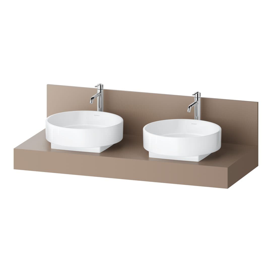 Duravit Balcoon – Πάγκος Νιπτήρα – 1300 mm, διπλός νιπτήρας – Umbra Matt, Decor (BA90390IFIF0000)