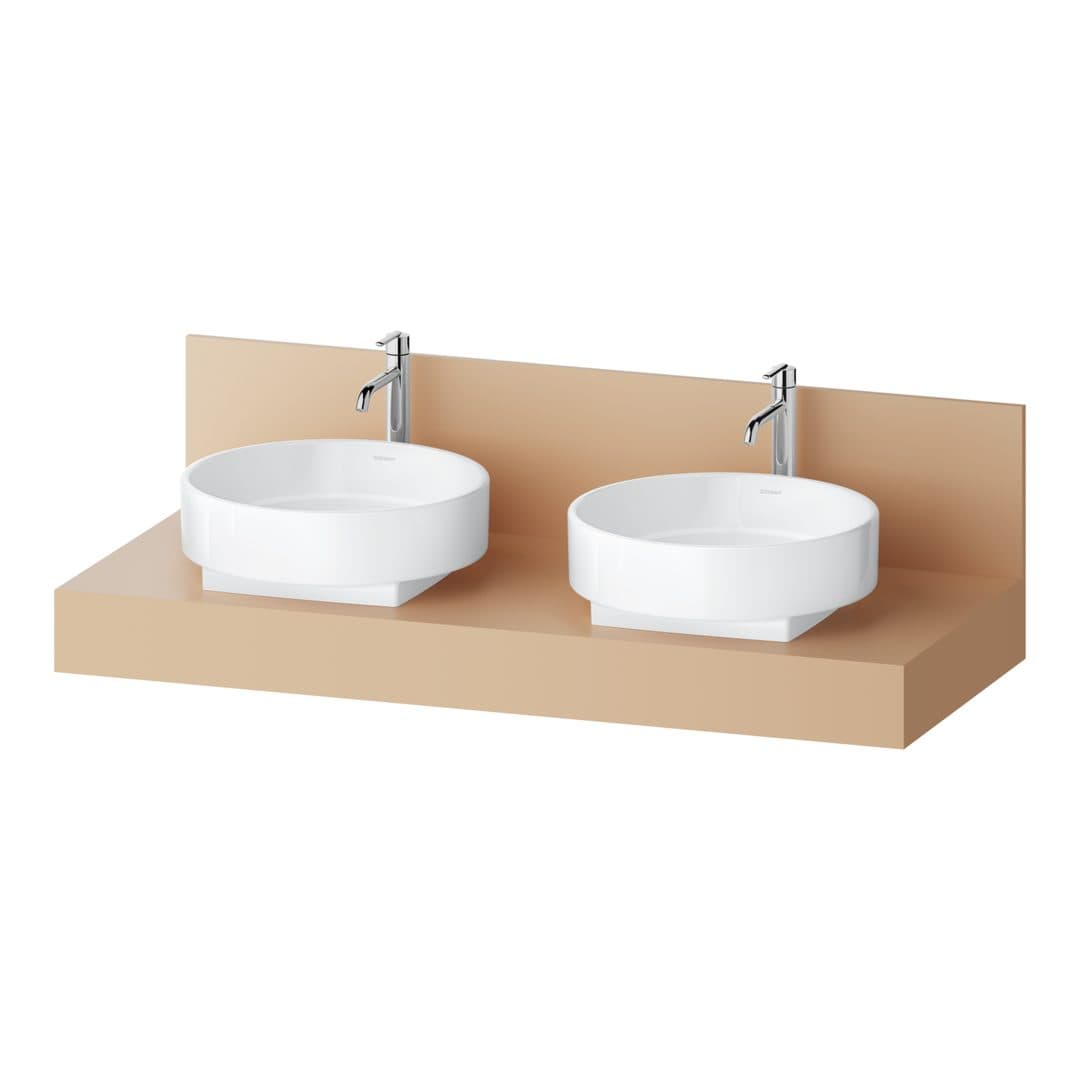 Duravit Balcoon – Πάγκος Νιπτήρα – 1300 mm, διπλός νιπτήρας – Terraccino Matt, Decor (BA90390IHIH0000)