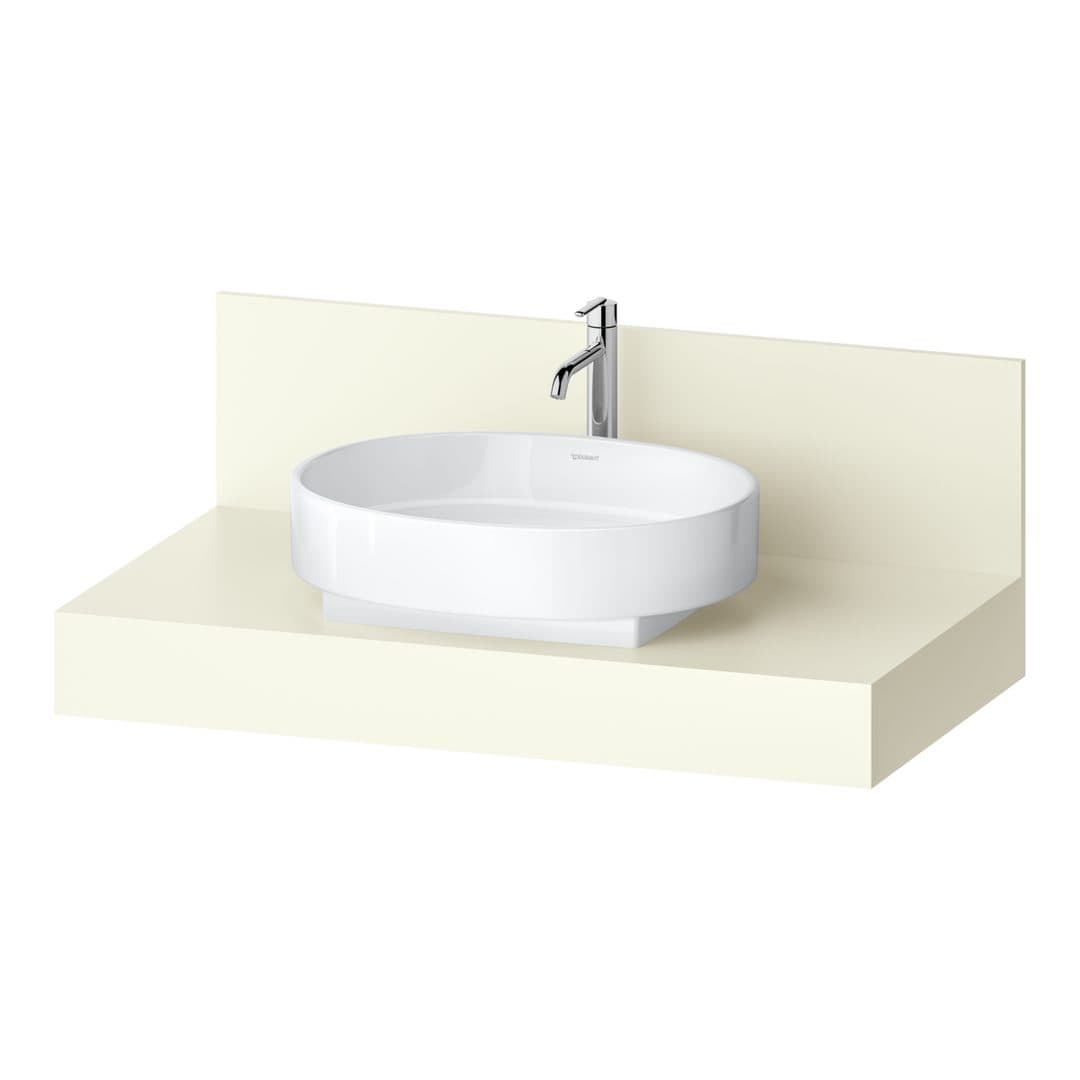 Duravit Balcoon – Πάγκος Νιπτήρα – 1000 mm, νιπτήρας κέντρο – Ivory Matt, Decor (BA90570IDID0000)