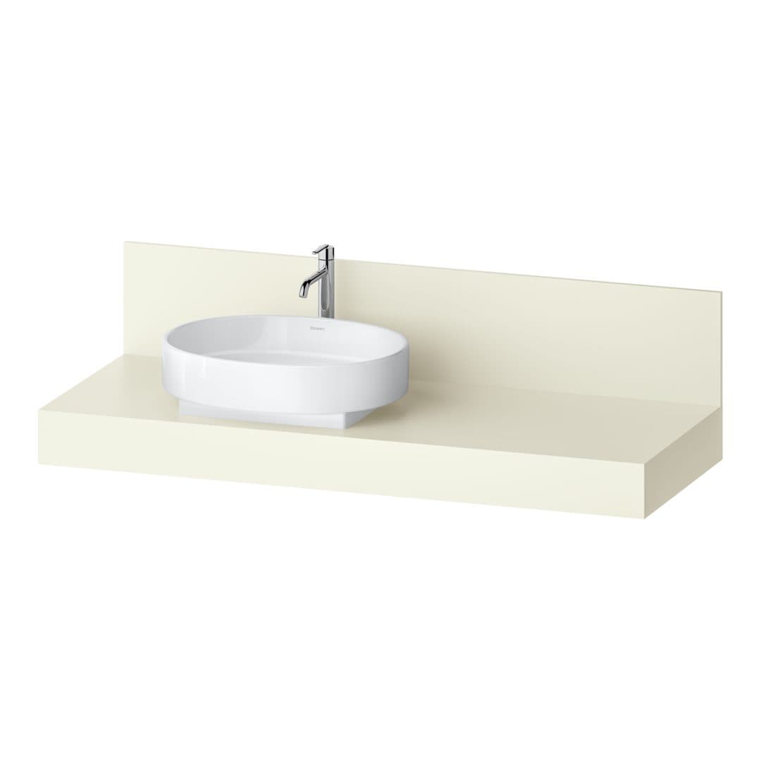 Duravit Balcoon – Πάγκος Νιπτήρα – 1400 mm, νιπτήρας αριστερά – Ivory Matt, Decor (BA90590IDID0000)