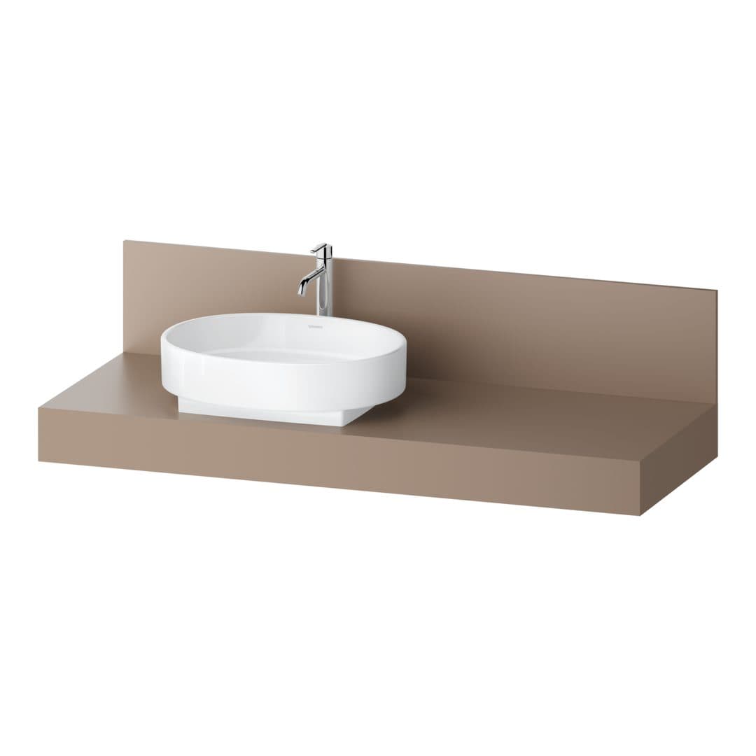 Duravit Balcoon – Πάγκος Νιπτήρα – 1400 mm, νιπτήρας αριστερά – Umbra Matt, Decor (BA90590IFIF0000)