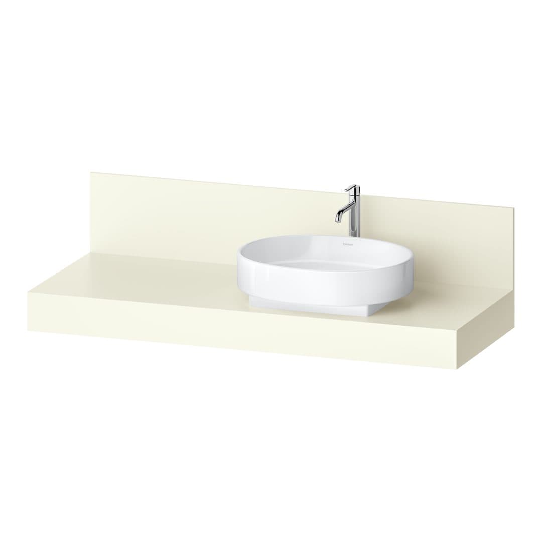Duravit Balcoon – Πάγκος Νιπτήρα – 1400 mm, νιπτήρας δεξιά – Ivory Matt, Decor (BA90600IDID0000)