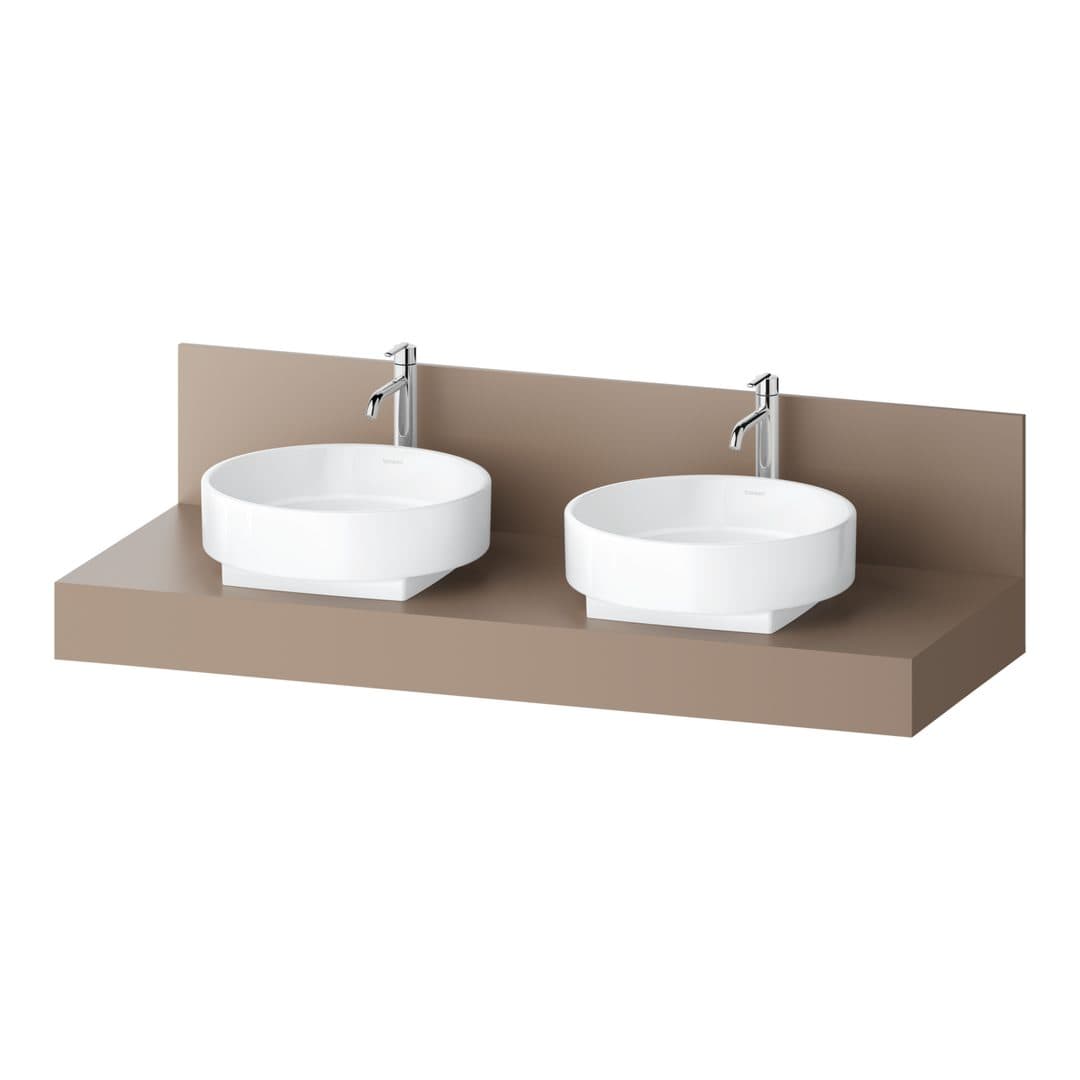 Duravit Balcoon – Πάγκος Νιπτήρα – 1400 mm, διπλός νιπτήρας – Umbra Matt, Decor (BA90610IFIF0000)