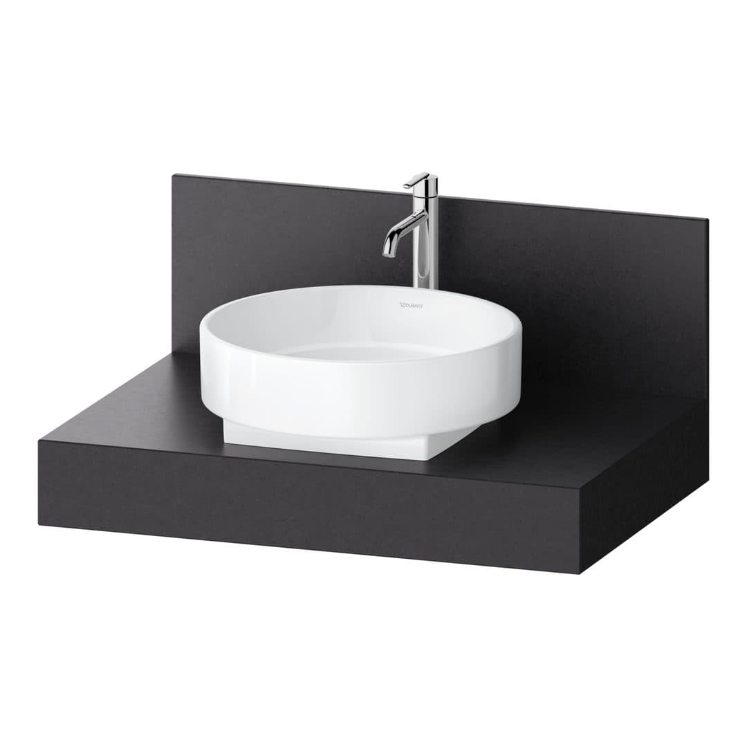 Duravit Balcoon – Πάγκος Νιπτήρα – 800 mm, νιπτήρας κέντρο – Lava Structure Matt (BA90630IAIA0000)