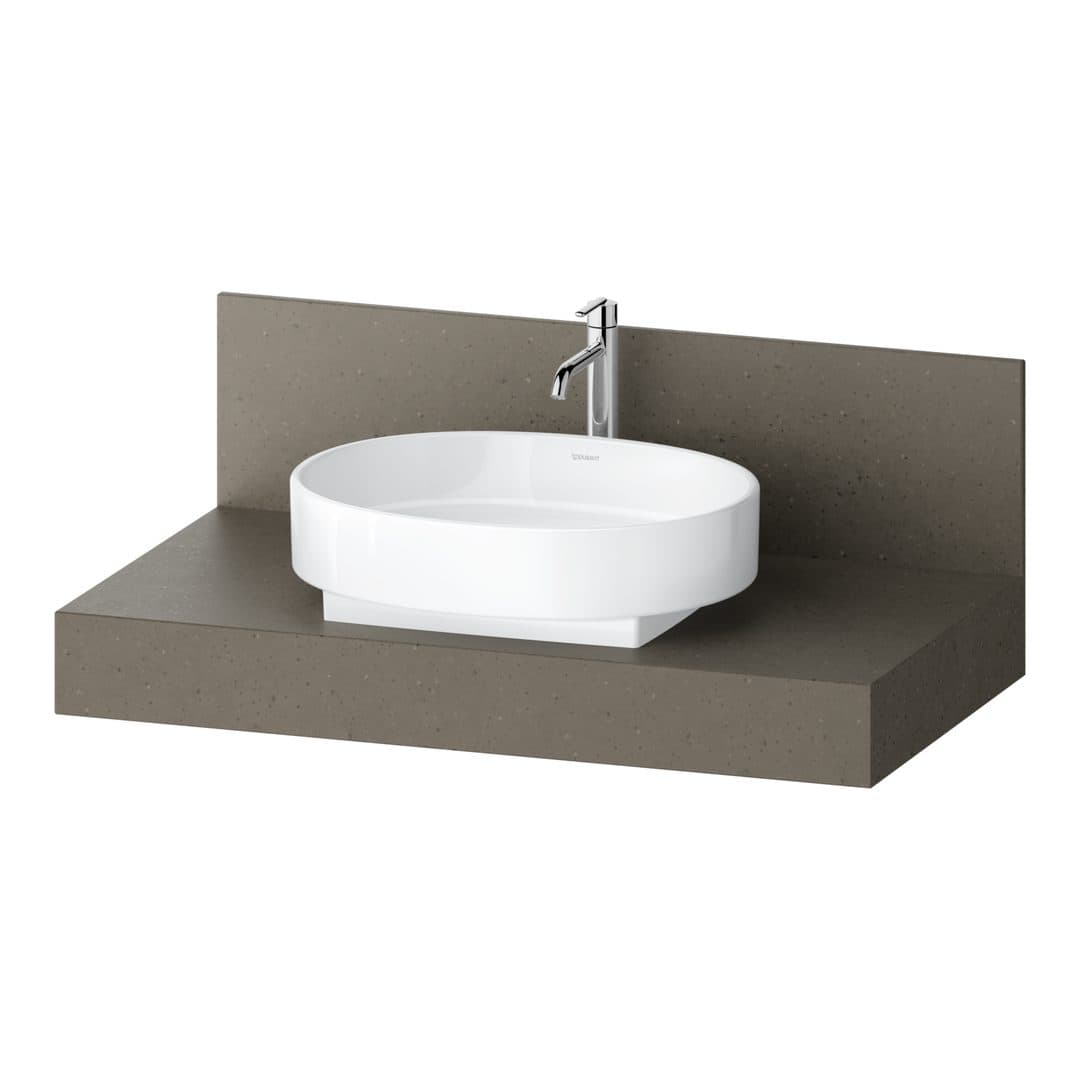 Duravit Balcoon – Πάγκος Νιπτήρα – 1000 mm, νιπτήρας κέντρο – Basalt Structure Matt (BA90640IBIB0000)