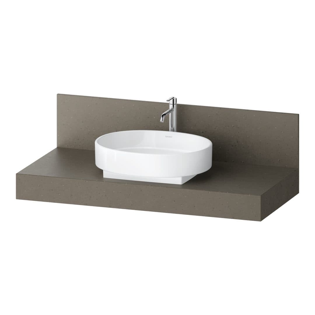 Duravit Balcoon – Πάγκος Νιπτήρα – 1200 mm, νιπτήρας κέντρο – Basalt Structure Matt (BA90650IBIB0000)