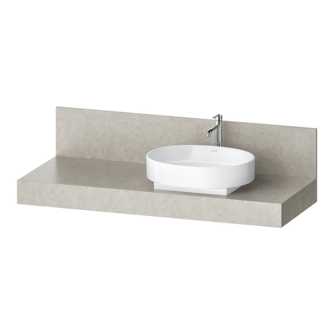 Duravit Balcoon – Πάγκος Νιπτήρα – 1400 mm, νιπτήρας δεξιά – Concrete Structure Matt (BA90670ICIC0000)
