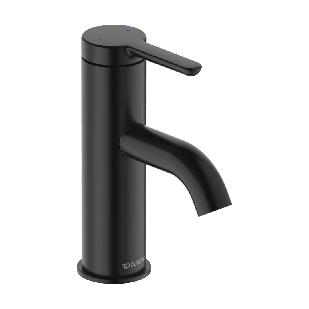Duravit C.1 – Μπαταρία Νιπτήρα – S, χωρίς βαλβίδα – Black Matt (C11010002046)