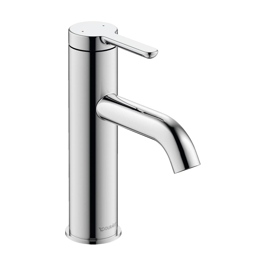 Duravit C.1 – Μπαταρία Νιπτήρα – M, χωρίς βαλβίδα – Chrome High Gloss (C11020002010)