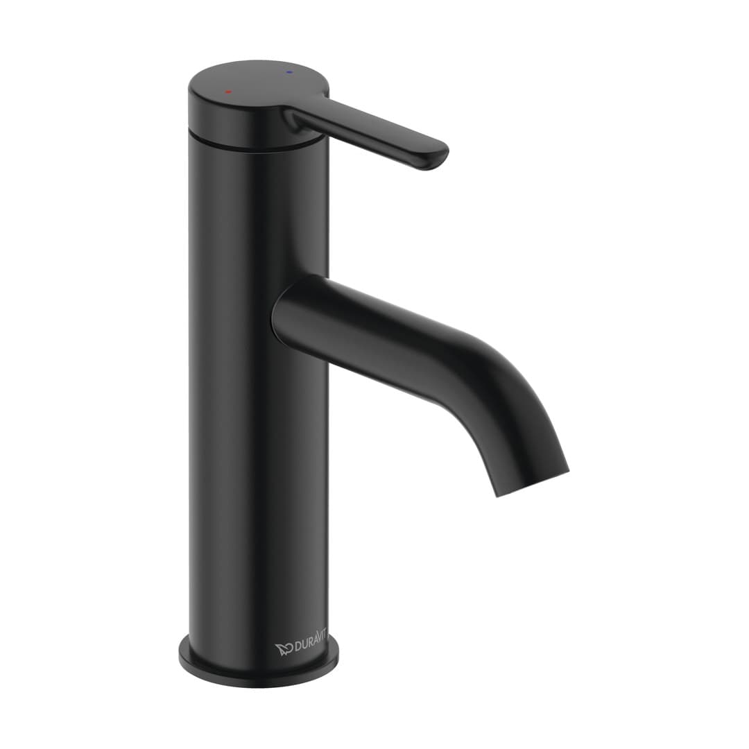 Duravit C.1 – Μπαταρία Νιπτήρα – M, χωρίς βαλβίδα – Black Matt (C11020002046)