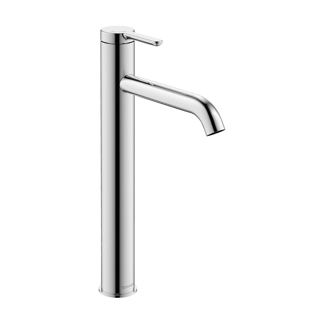Duravit C.1 – Μπαταρία Νιπτήρα Ψηλή – XL, FreshStart, MinusFlow – Chrome High Gloss (C11043002010)