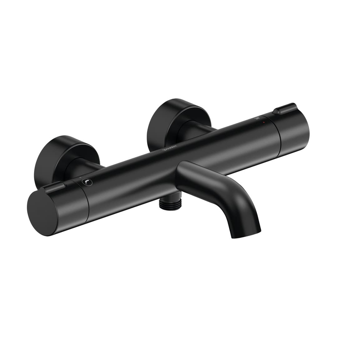 Duravit C.1 – Μπαταρία Λουτρού Τοίχου – θερμοστατική – Black Matt (C15220000046)