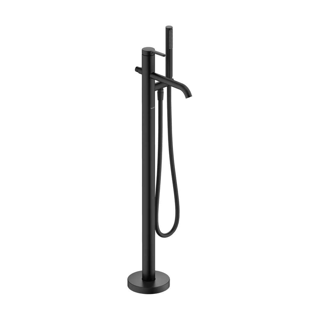 Duravit C.1 – Μπαταρία Λουτρού Δαπέδου – Black Matt (C15250001046)