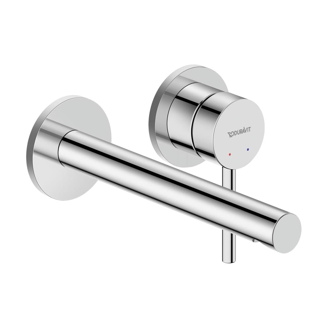 Duravit Circle – Μπαταρία Νιπτήρα Τοίχου – προβολή 200 mm – Chrome High Gloss (CE1070004010)
