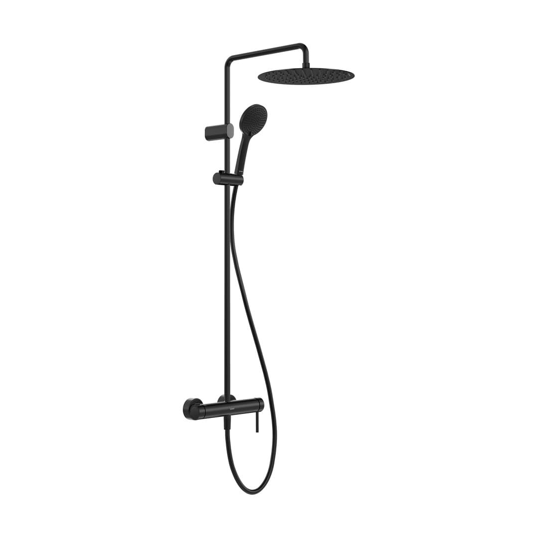 Duravit Circle – Σύστημα Ντους – μονοχειριστήριο – Black Matt (CE4280007A46)