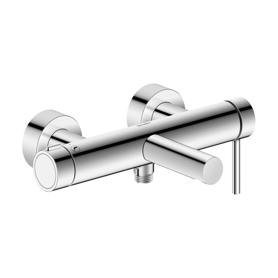 Duravit Circle – Μπαταρία Λουτρού Τοίχου – προβολή 185 mm – Chrome High Gloss (CE5230000010)
