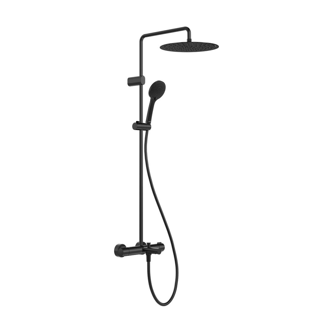 Duravit Circle – Σύστημα Ντους – θερμοστατικό – Black Matt (CE5280008A46)