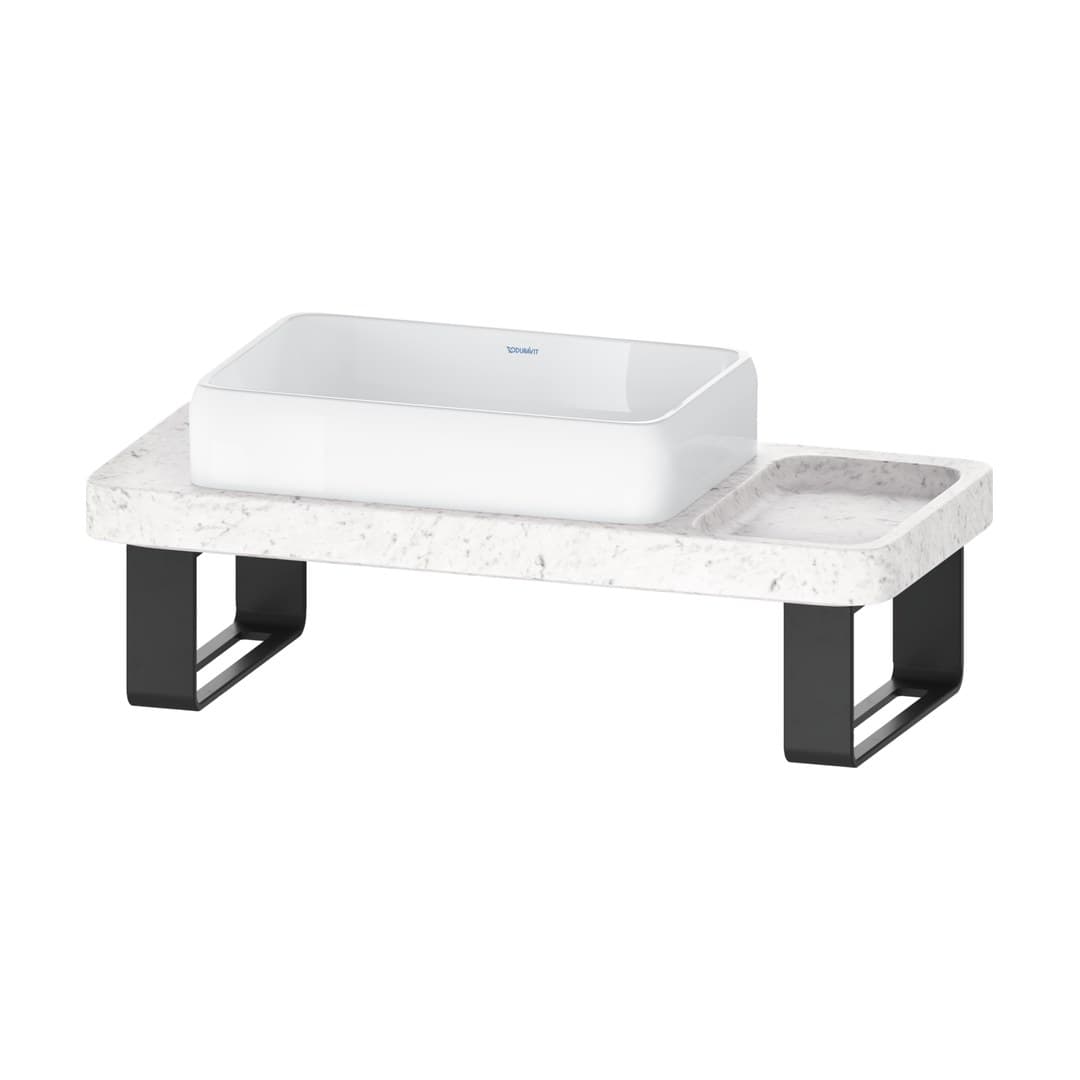 Duravit Collection One – Νιπτήρας Επικαθήμενος – 1000×450 mm, χωρίς οπή, χωρίς υπερχείλιση – White High Gloss (D4800400)