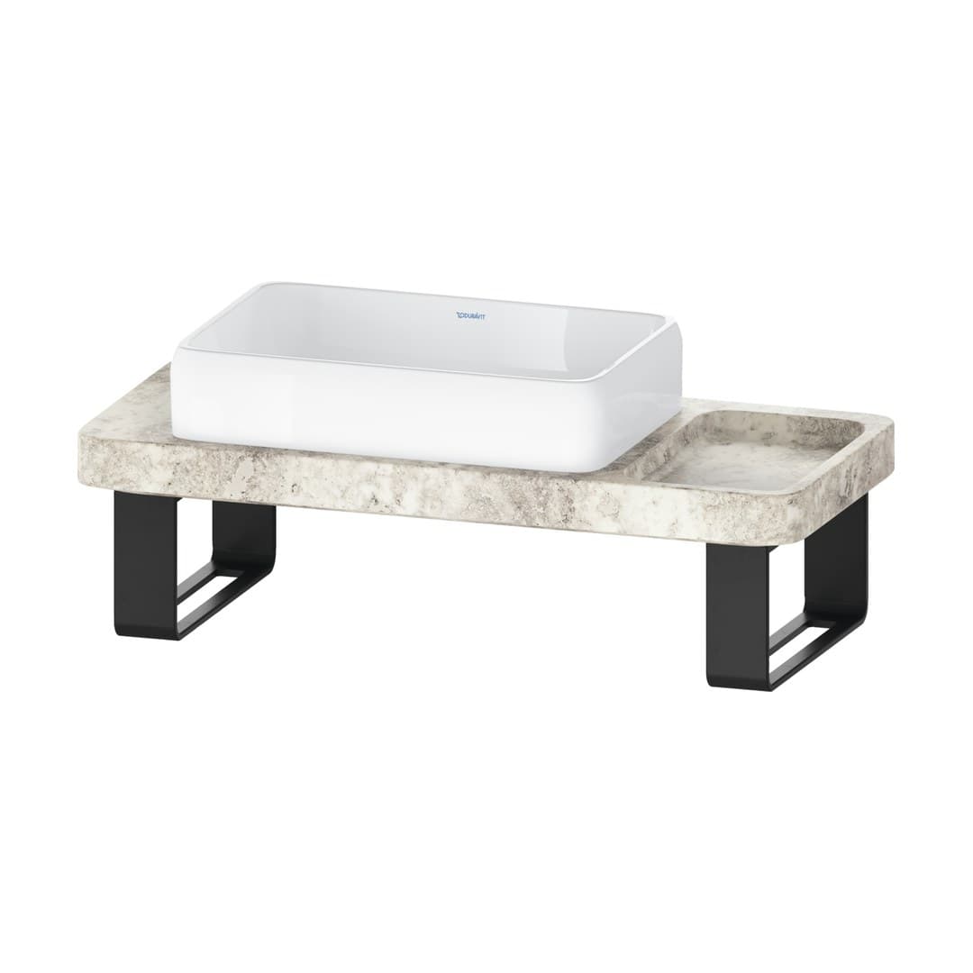 Duravit Collection One – Νιπτήρας Επικαθήμενος – 1000×450 mm, χωρίς οπή, χωρίς υπερχείλιση – White High Gloss (D4800500)