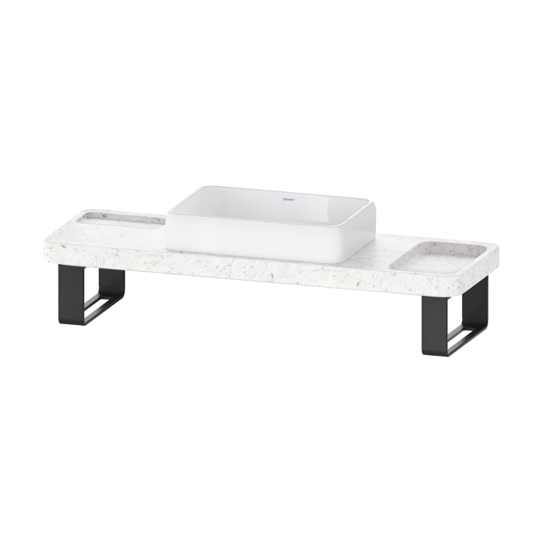 Duravit Collection One – Νιπτήρας Επικαθήμενος – 1400×450 mm, χωρίς οπή, χωρίς υπερχείλιση – White High Gloss (D4800700)