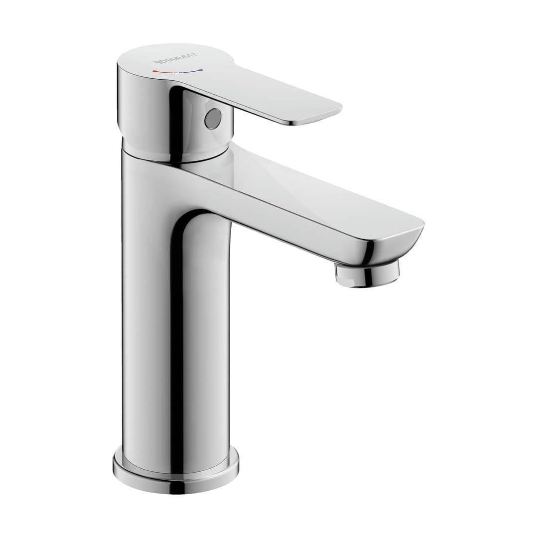 Duravit D-Code – Μπαταρία Νιπτήρα – M, FreshStart, MinusFlow, χωρίς βαλβίδα – Chrome High Gloss (DC1023002010)