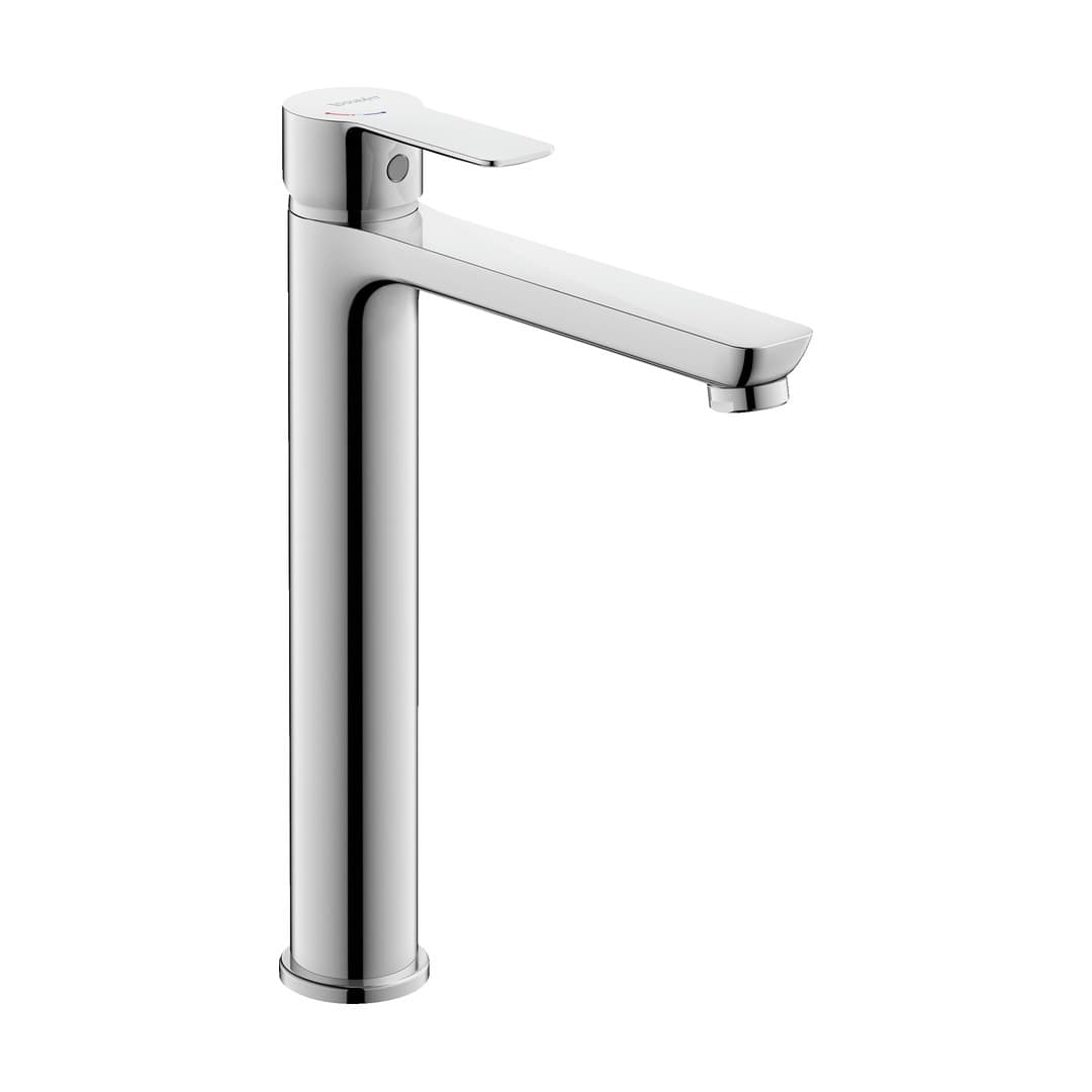 Duravit D-Code – Μπαταρία Νιπτήρα Ψηλή – Chrome High Gloss (DC1043002010)