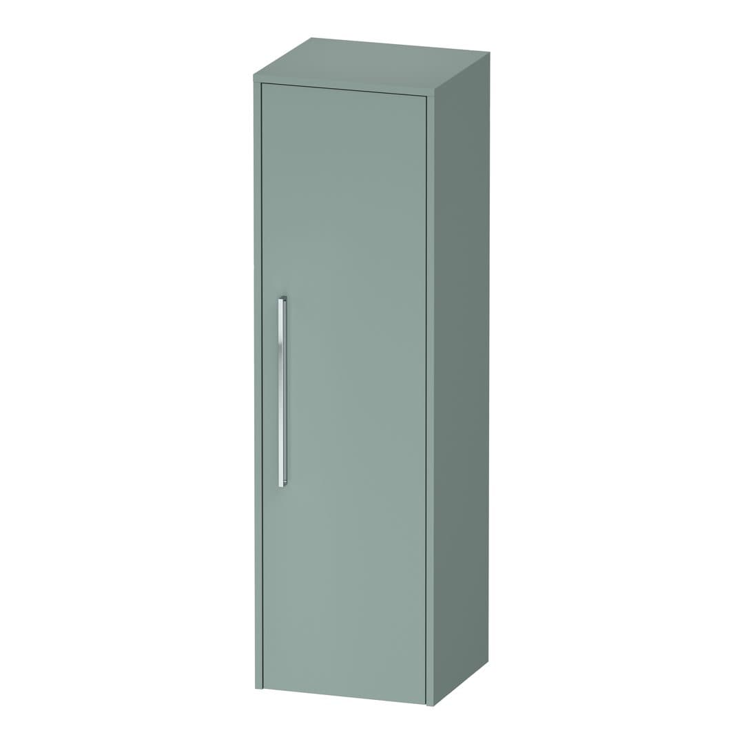 Duravit D-Code – Κολόνα Μπάνιου – 400 mm, μεσαία, 1 πόρτα, Hinge position Right, Chrome – Fjord Green Matt, Decor (DC1338R10HG0000)