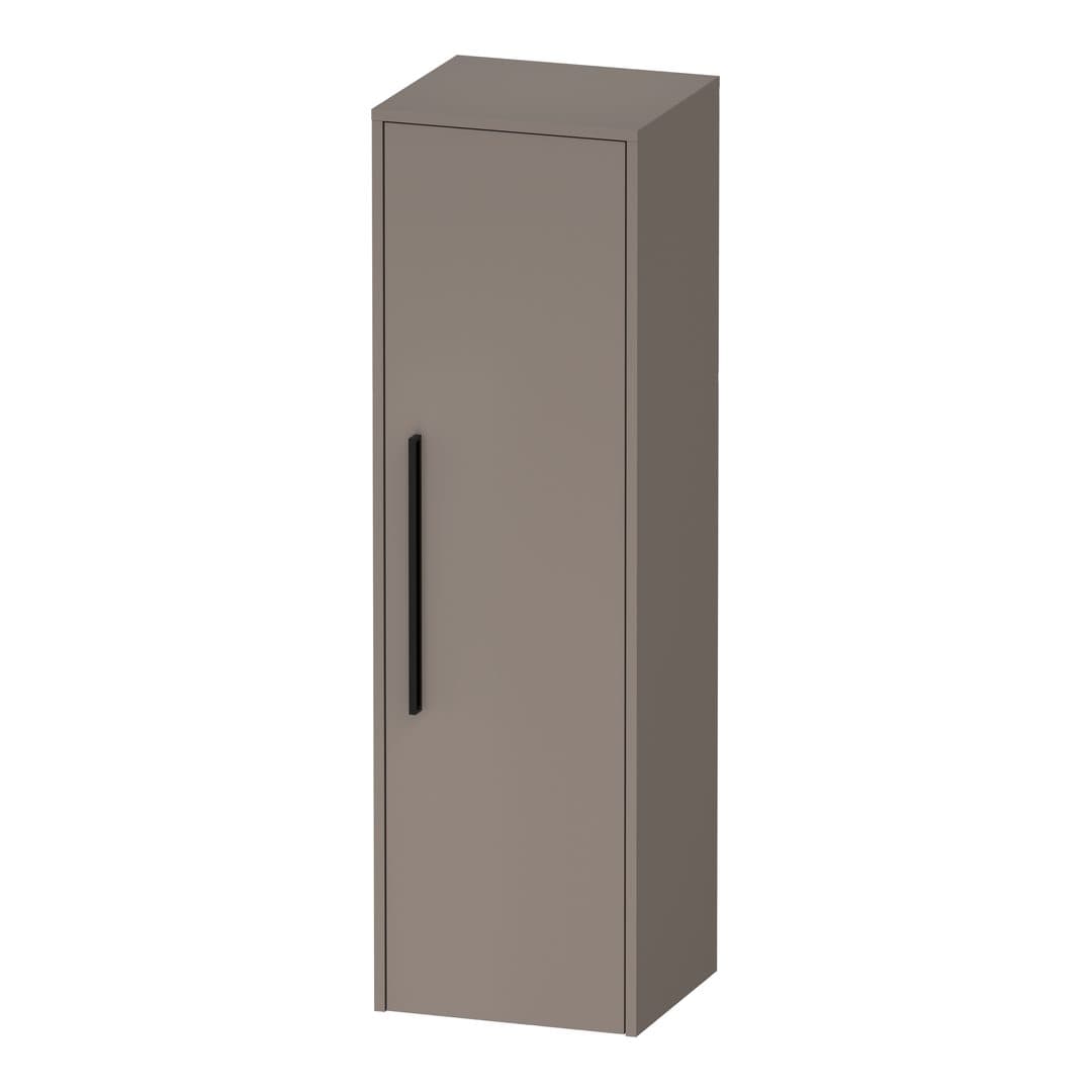 Duravit D-Code – Κολόνα Μπάνιου – 400 mm, μεσαία, 1 πόρτα, Hinge position Right, Diamond black – Basalte Matt, Decor (DC1338RBD430000)