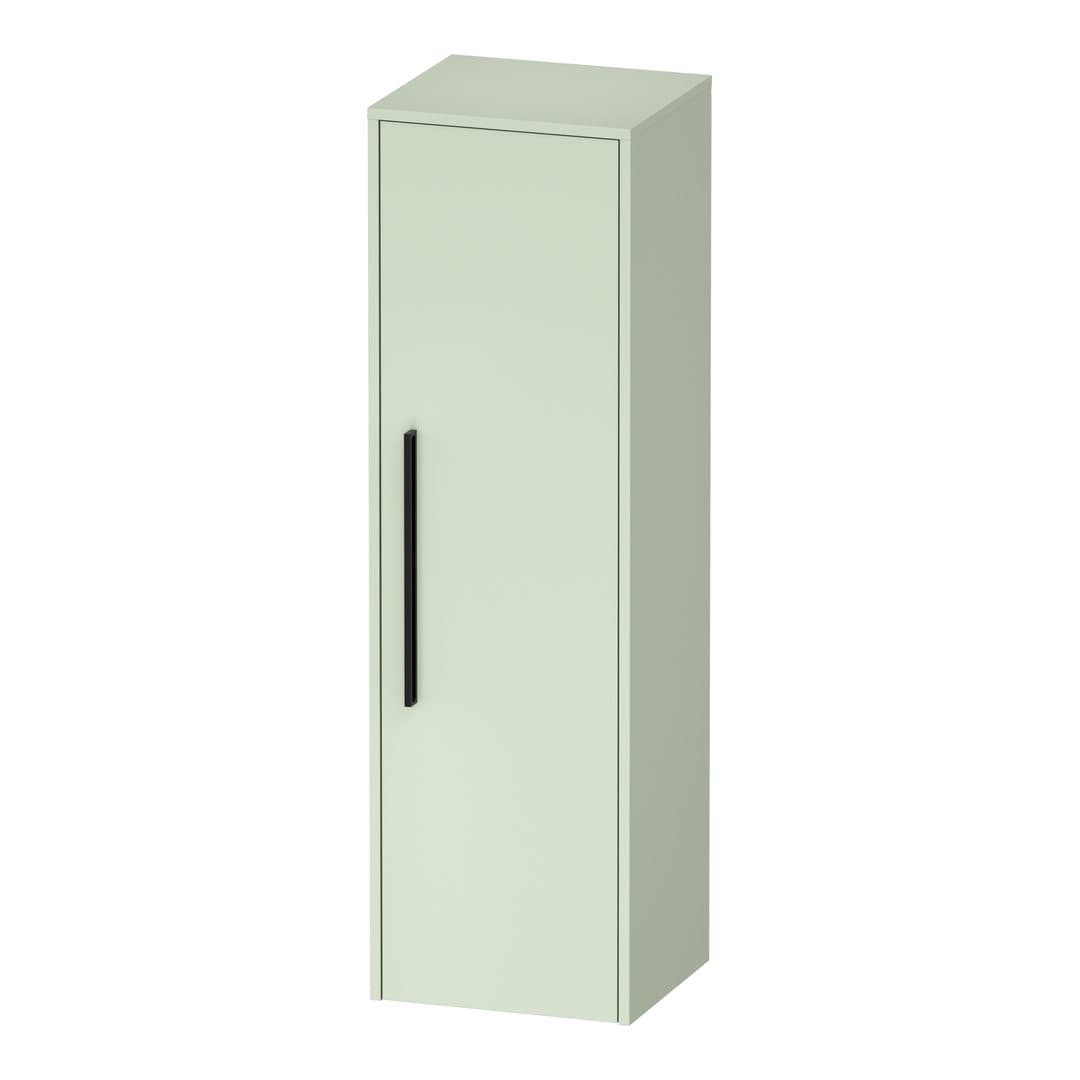 Duravit D-Code – Κολόνα Μπάνιου – 400 mm, μεσαία, 1 πόρτα, Hinge position Right, Diamond black – Pale Green Matt, Decor (DC1338RBDHH0000)