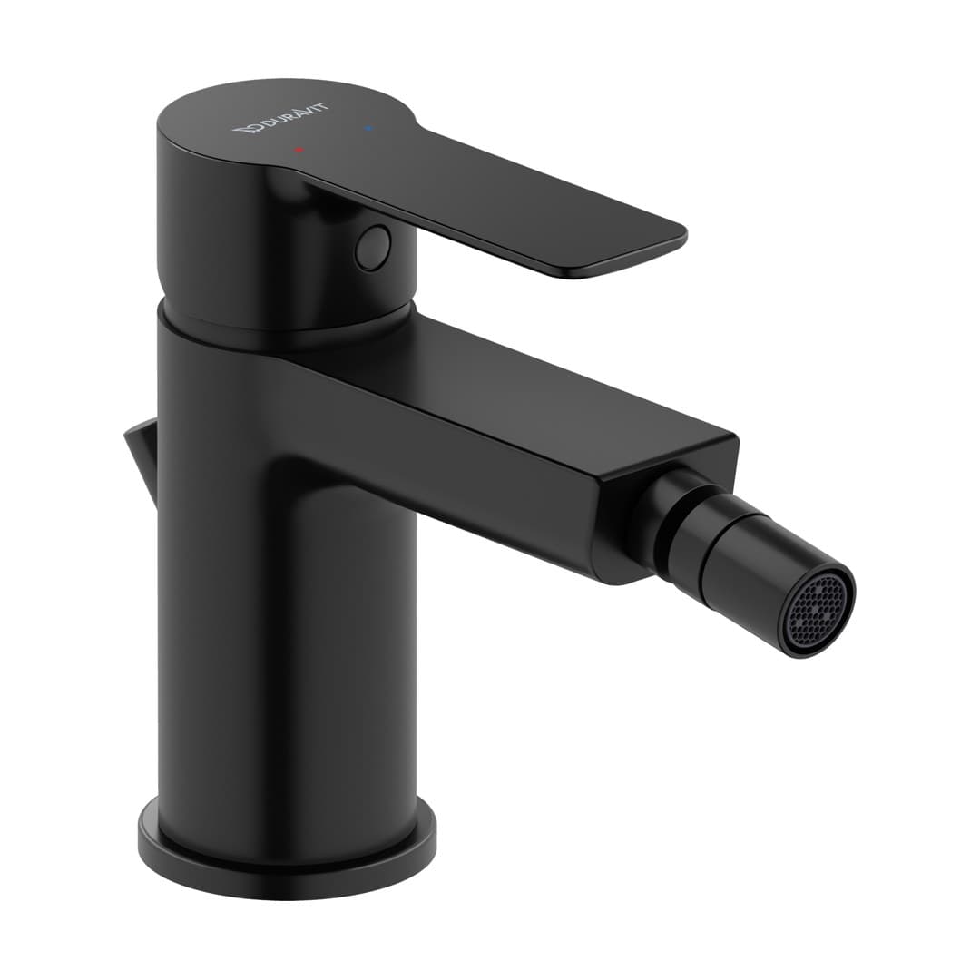 Duravit D-Code – Μπαταρία Μπιντέ – Black Matt (DC2400011046)