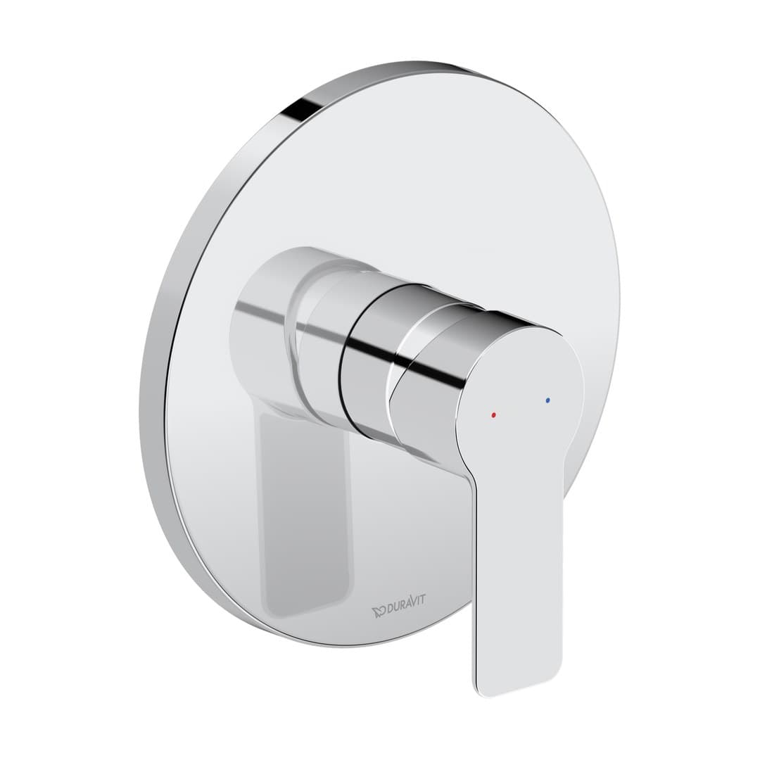 Duravit D-Code – Μίκτης Εντοιχισμού – 1 έξοδος – Chrome High Gloss (DC4210010010)