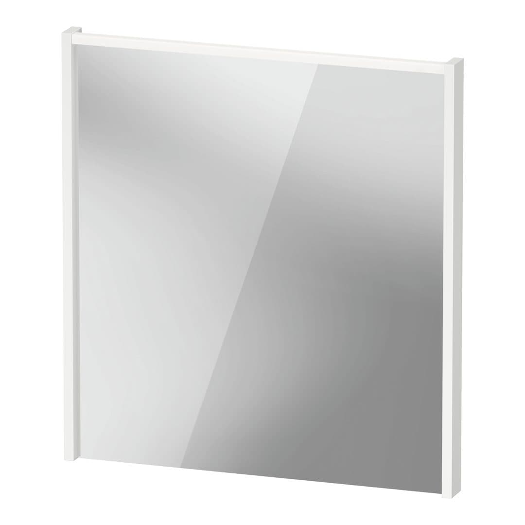 Duravit D-Code – Καθρέπτης Μπάνιου – 650×700 mm, με φωτισμό LED – White Matt (DC7076018180000)
