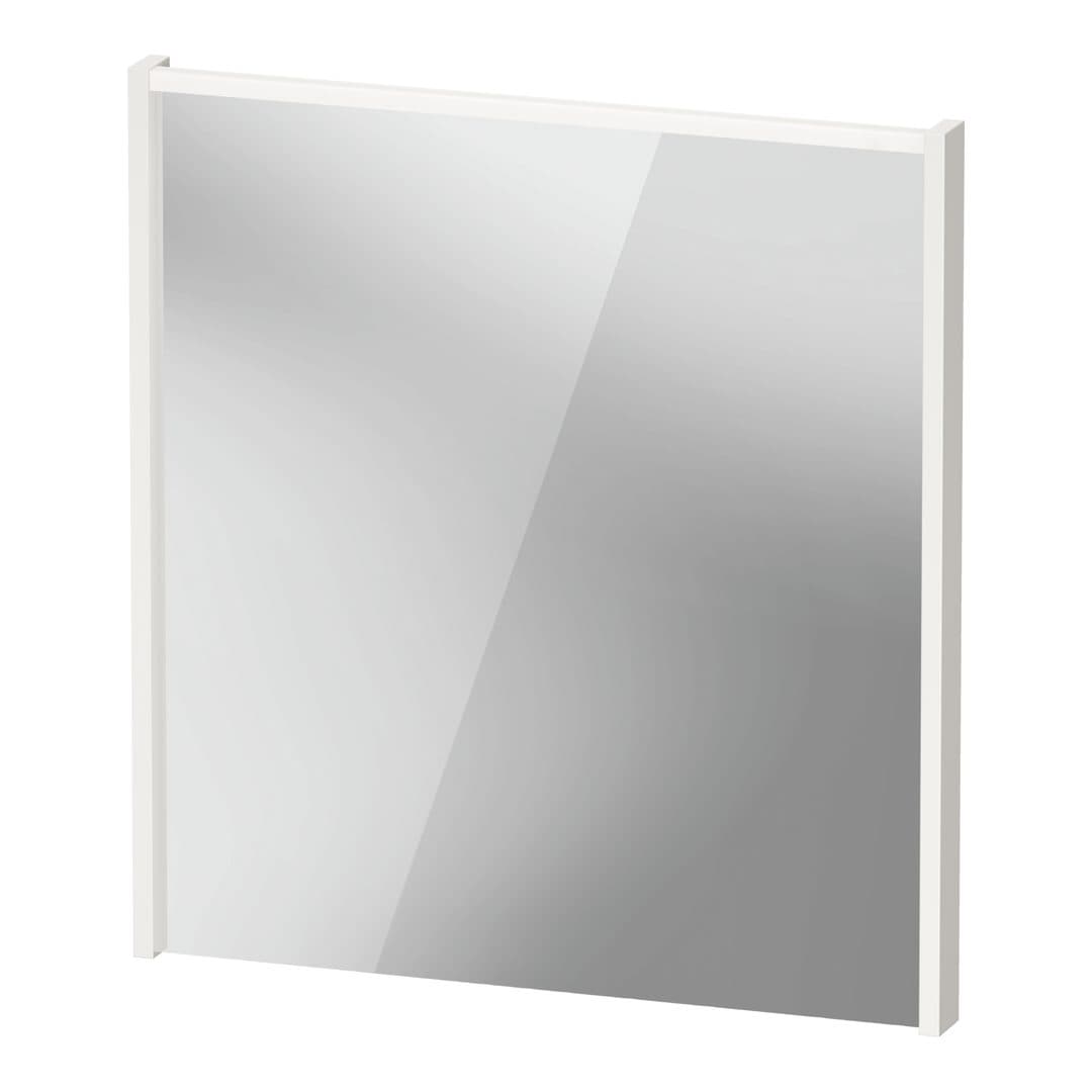 Duravit D-Code – Καθρέπτης Μπάνιου – 650×700 mm, με φωτισμό LED – White High Gloss (DC7076022220000)