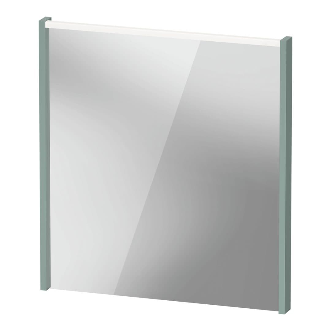 Duravit D-Code – Καθρέπτης Μπάνιου – 650×700 mm, με φωτισμό LED – Fjord Green Matt (DC70760HGHG0000)
