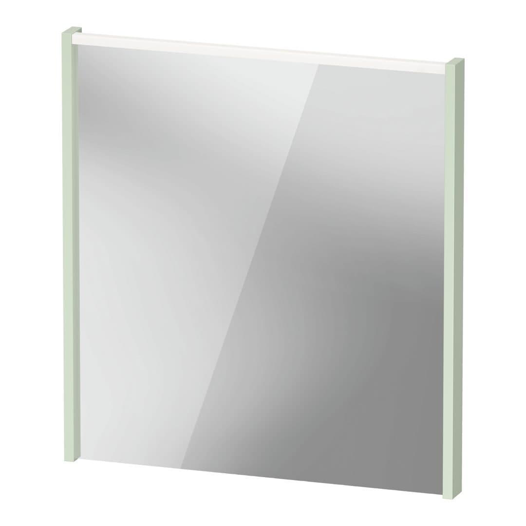 Duravit D-Code – Καθρέπτης Μπάνιου – 650×700 mm, με φωτισμό LED – Pale Green Matt (DC70760HHHH0000)