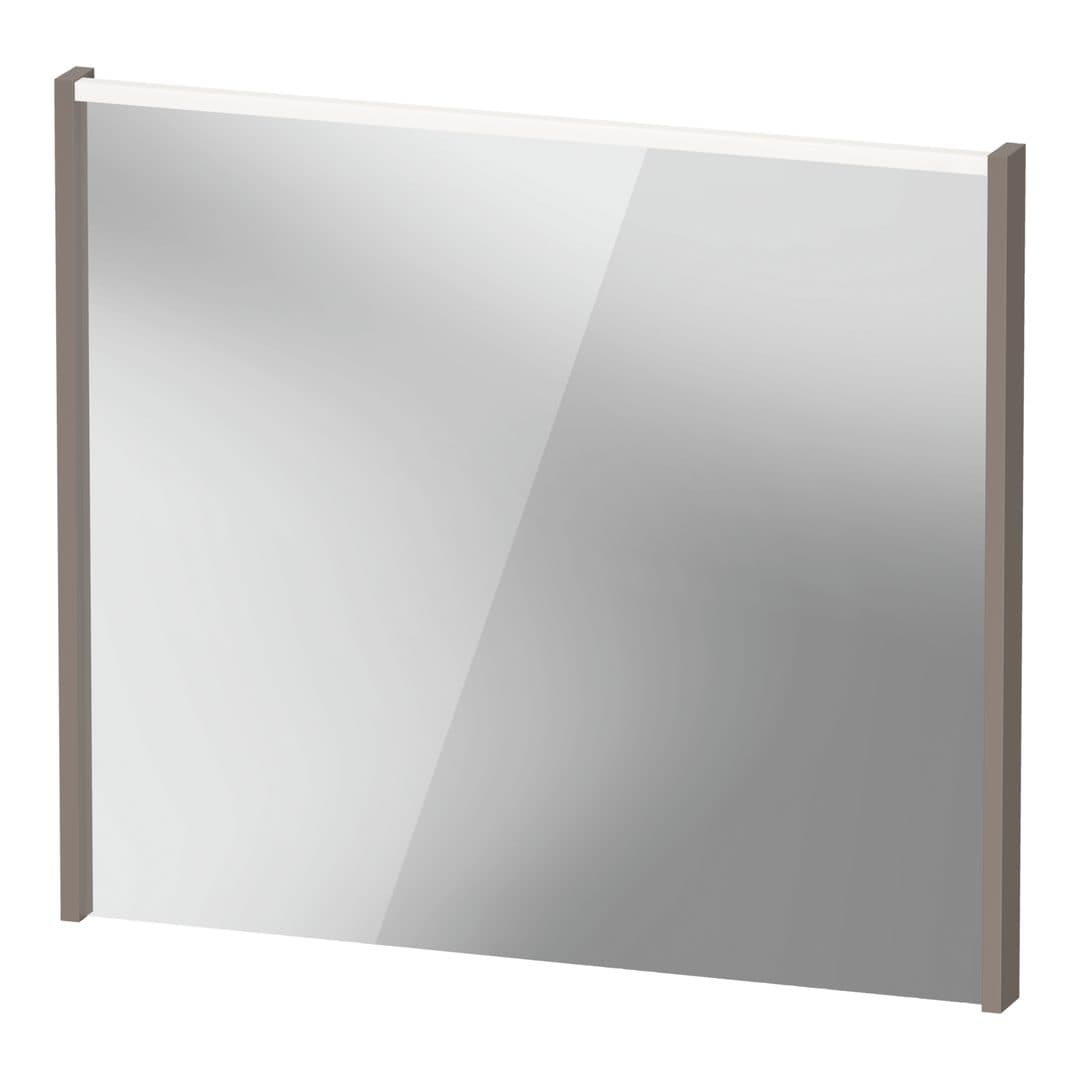 Duravit D-Code – Καθρέπτης Μπάνιου – 800×700 mm, με φωτισμό LED – Basalte Matt (DC7077043430000)