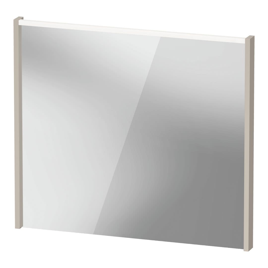 Duravit D-Code – Καθρέπτης Μπάνιου – 800×700 mm, με φωτισμό LED – Taupe Matt (DC7077091910000)