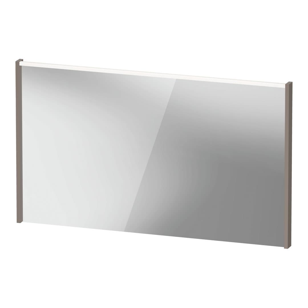 Duravit D-Code – Καθρέπτης Μπάνιου – 1200×700 mm, με φωτισμό LED – Basalte Matt (DC7079043430000)