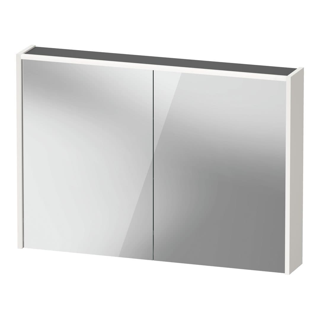 Duravit D-Code – Καθρέπτης Μπάνιου – 1000×700 mm, καθρεπτοντούλαπο, 2 πόρτες, με φωτισμό LED – White (DC7107022220000)